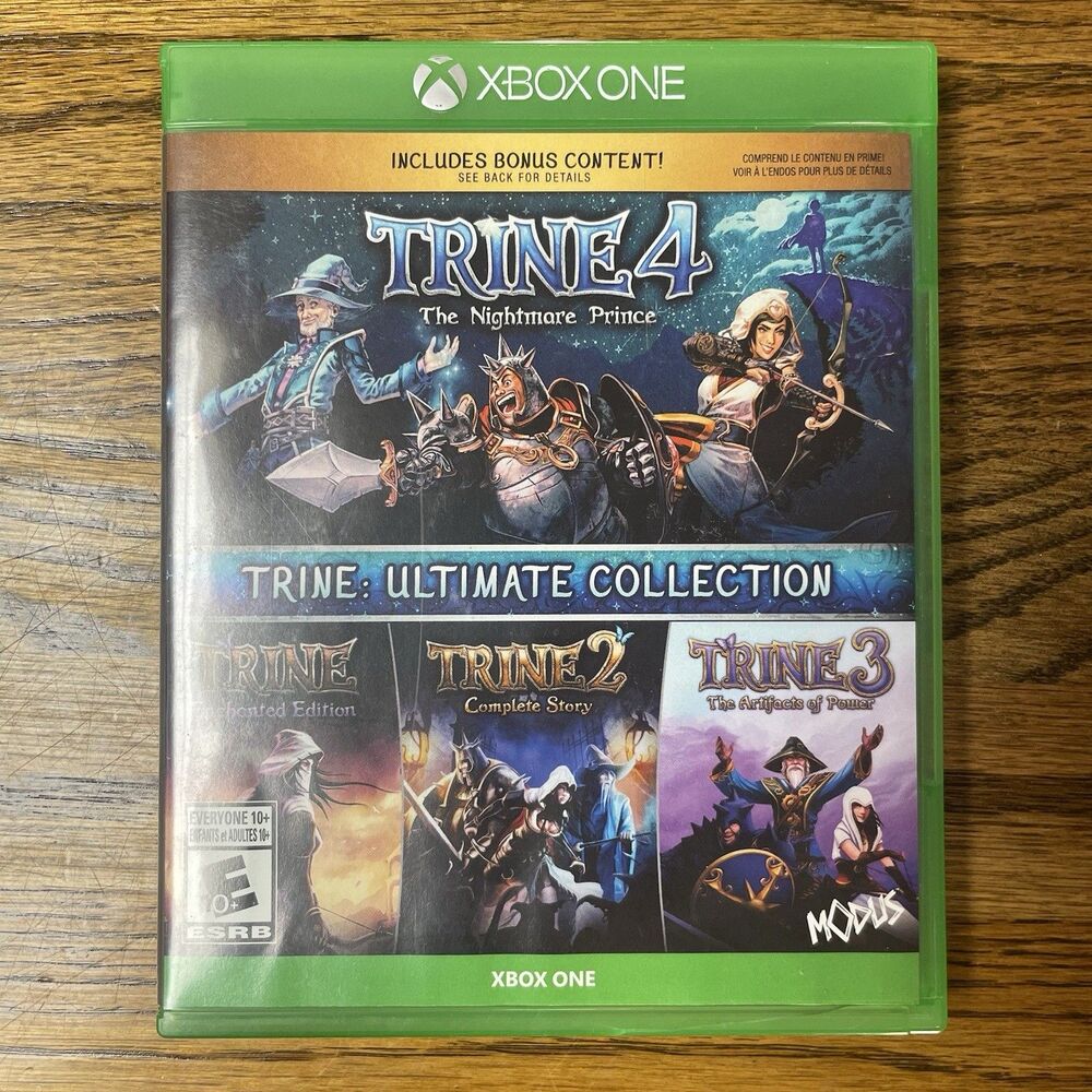 Trine Ultimate Collection (Microsoft Xbox One, 2019) w Map, Tested